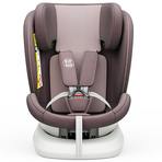 Scaun Auto Tweety Plus DELUXE BUF BOOF iSIZE LightRed cu Isofix rotativ 360 grade 40-150 cm