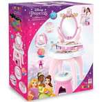 Jucarie Smoby Masuta de machiaj Disney Princess 2 in 1 roz cu accesorii