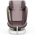 Scaun Auto Tweety Plus DELUXE BUF BOOF iSIZE LightRed cu Isofix rotativ 360 grade 40-150 cm