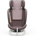 Scaun Auto Tweety Plus DELUXE BUF BOOF iSIZE LightRed cu Isofix rotativ 360 grade 40-150 cm