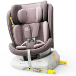 Scaun Auto Tweety Plus DELUXE BUF BOOF iSIZE LightRed cu Isofix rotativ 360 grade 40-150 cm