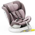 Scaun Auto Tweety Plus DELUXE BUF BOOF iSIZE LightRed cu Isofix rotativ 360 grade 40-150 cm