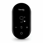 Lionelo - Pompa dubla de san, Electrica, Cu 9 nivele de aspiratie, 5 moduri de masaj, Afisaj LED, Imita suptul natural al copilului, Functionare pana la 90 min, Silentioasa, Fara BPA, Include 2 recipiente de 150 ml si 2 pungi, Cablu USB, Husa, Alb/Gri