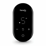 Lionelo - Pompa dubla de san, Electrica, Cu 9 nivele de aspiratie, 5 moduri de masaj, Afisaj LED, Imita suptul natural al copilului, Functionare pana la 90 min, Silentioasa, Fara BPA, Include 2 recipiente de 150 ml si 2 pungi, Cablu USB, Husa, Alb/Gri