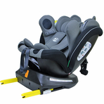 Scaun Auto Tweety Plus DELUXE BUF BOOF iSIZE UrsBlack cu Isofix rotativ 360 grade 40-150 cm