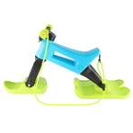 Bicicleta fara pedale Funny Wheels Rider YETTI SUPERPACK 3 in 1 Blue/Lime