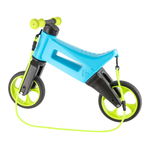 Bicicleta fara pedale Funny Wheels Rider YETTI SUPERPACK 3 in 1 Blue/Lime