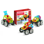 Set magnetic de construit- Magformers Wow Plus, 18 piese