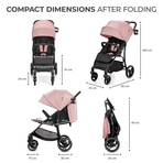 CARUCIOR SPORT KINDERKRAFT TRIG2, PINK