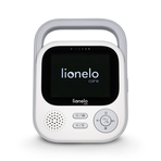 Video monitor, Lionelo, Babyline 3.2, Full HD, Comunicare bidirectionala, 2.8 inch, Cu sunete si mod de noapte, Cu 5 niveluri de detectare a sunetului, Alb