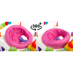 Premergator cu scaun rotativ 360° maxim 12 Kg Toyz STEPP Roz