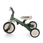 Tricicleta, Petite&Mars, Turbo, 5 in 1, Multifunctionala, Vehicul de impins, Bicicleta cu/fara pedale, Cu maner de ghidaj, Detasabil, Roti din cauciuc, Pana la 25 kg, 1.5-5 ani, Verde