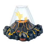 Set educativ STEM - AQUA DRAGONS   Habitat VULCAN cu lava - acvariu cu LED si Aqua Dragons rosii