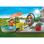 Playmobil-DISCTRACTIE LA PISCINA IN CURTE