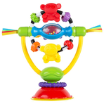 Set jucarii interactive, Playgro, Include 6 cupe pentru stivuire, 6 inele, o jucarie din plus si o jucarie cu ventuza, 6 luni+, Sensory Llama Explore and Play Gift Pack