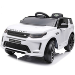 Masinuta electrica Chipolino SUV Land Rover Discovery cu scaun din piele si roti EVA white