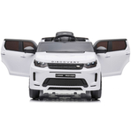 Masinuta electrica Chipolino SUV Land Rover Discovery cu scaun din piele si roti EVA white