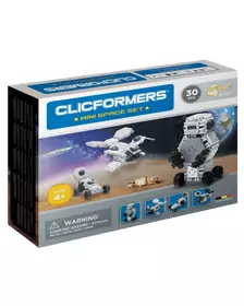 Set de construit Clicformers-Mini Spatiu 30 piese