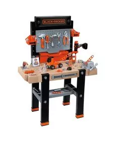 Atelier Smoby Black & Decker Bricolo Ultimate cu accesorii