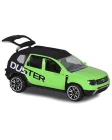 Masina Majorette Dacia Duster negru cu verde