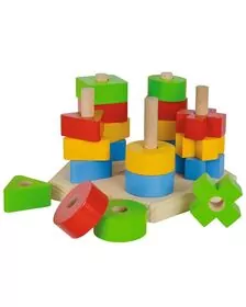 Jucarie din lemn Eichhorn Stacking Toy