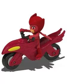 Motocicleta Dickie Toys Eroi in Pijama Moon Rover cu figurina Owlette