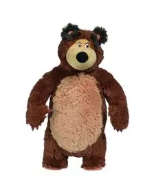 Jucarie de plus Simba Masha and the Bear, Bean Bag Bear 40 cm