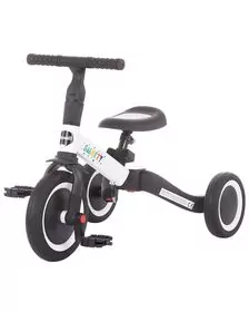 Tricicleta si bicicleta pentru copii Chipolino Smarty 2 in 1 white