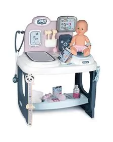 Centru de ingrijire pentru papusi Smoby Baby Care Center cu papusa si accesorii