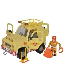 Masina Simba Fireman Sam Mountain 4x4 cu figurina si accesorii