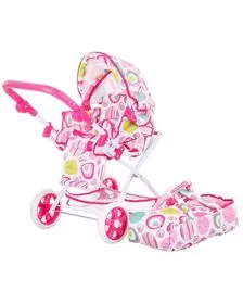 Carucior pentru papusi Chipolino Nelly white