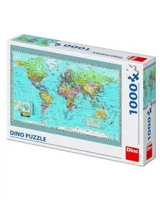 Puzzle - Harta politica a lumii (1000 piese)