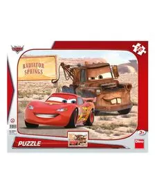 Puzzle - Peripetii cu Lightning McQueen (12 piese)