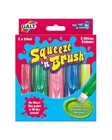 Squeeze'n Brush - 5 culori cu sclipici