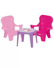 Set de masa cu scaune - Unicorn
