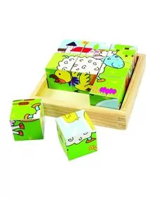Puzzle cubic - animale domestice