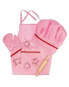 Set sortulet si accesorii roz