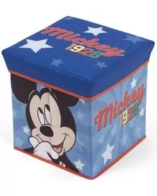Taburet pentru depozitare jucarii Mickey Mouse