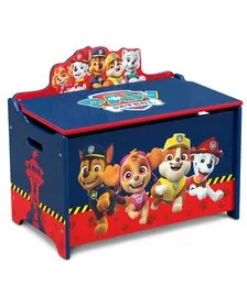 Ladita din lemn pentru depozitare jucarii Paw Patrol