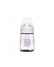 Biberon anticolici premium cu tetina S, bleu (160 ml)