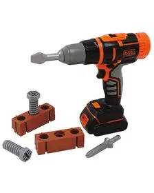 Jucarie Smoby Bormasina mecanica Black & Decker cu accesorii