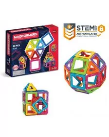 Set magnetic de construit- Magformers, 30 piese