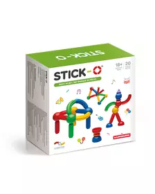 Joc cu magneti Stick-O, Set de baza cu 20 piese