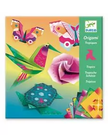 Origami Djeco, animale si flori exotice