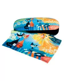 Etui cu textil si protectie ochelari, Rosina W, Dolce vita