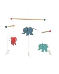 Elefanti, Decoratie mobil lemn, Egmont