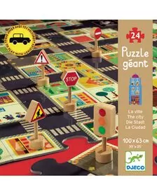 Puzzle gigant Djeco Orasul