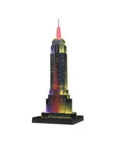 PUZZLE 3D EMPIRE STATE BUILDING - LUMINEAZA NOAPTEA, 216 PIESE