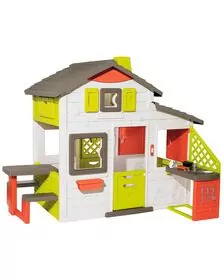 Casuta pentru copii Smoby Friends Playhouse Neo cu bucatarie