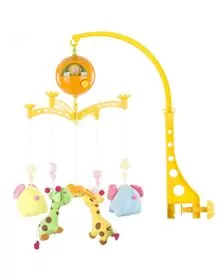 Carusel muzical pentru patut Chipolino Giraffes and Elephants